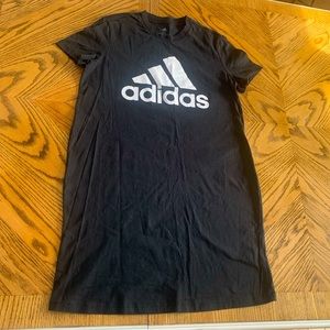 Black adidas tshirt dress size medium